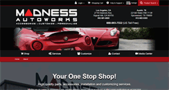 Desktop Screenshot of madnessautoworks.com